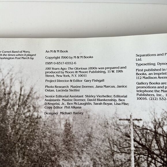 100 Years Ago The Glorious 1890s Hardcover Book with Dust Jacket - Picture 9 of 10